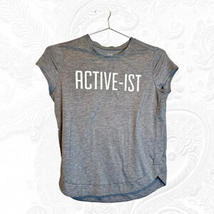 Athleta Girl Gray Active-ist Tee size L/12
